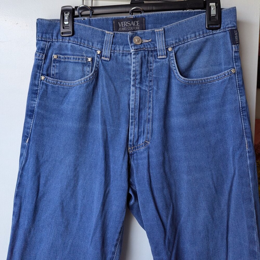 Versace Jeans Couture Straight Leg Denim Pants - Picture 3 of 15